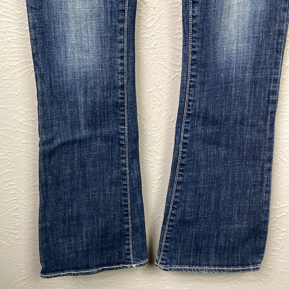 Rock & Republic Blue Kasandra Bling Pocket Jeans Women's Size 2 - Picture 4 of 16
